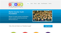 Desktop Screenshot of martincountyyouthfoundation.org