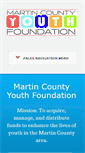 Mobile Screenshot of martincountyyouthfoundation.org